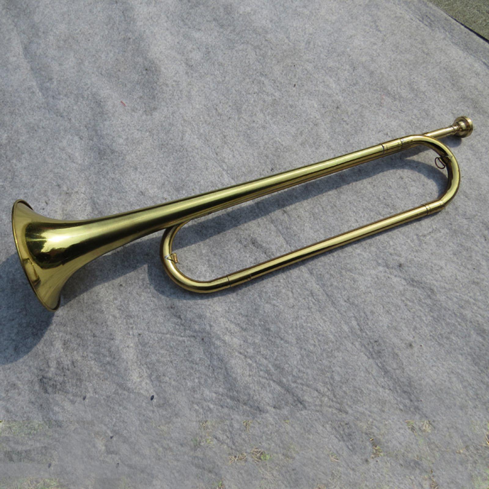 Brass Bugle Trumpet C Flat Mar - Musical Instrument Bugle review and price