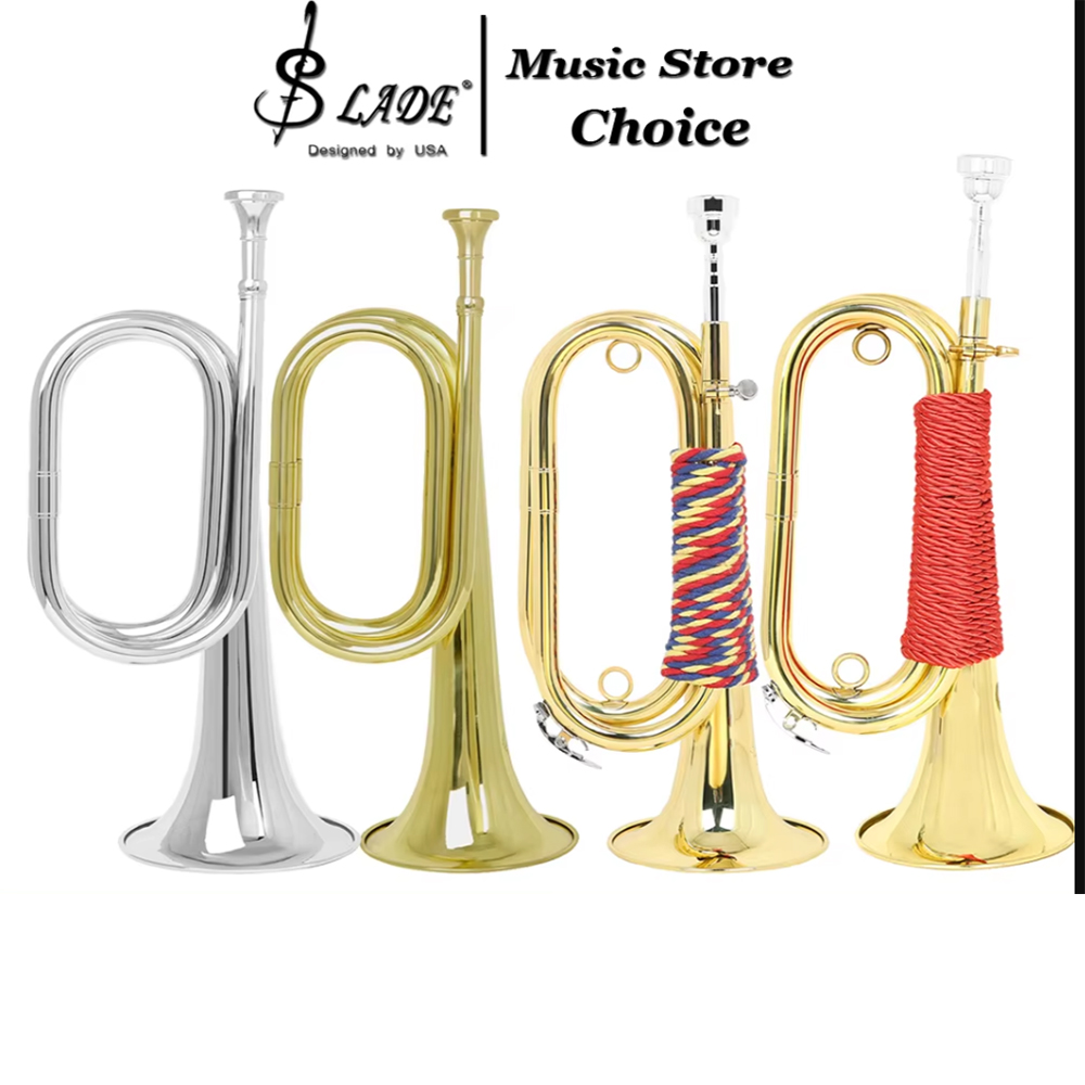 Bb Mini Bugle Trumpet Brass Go - Musical Instrument Bugle review and price