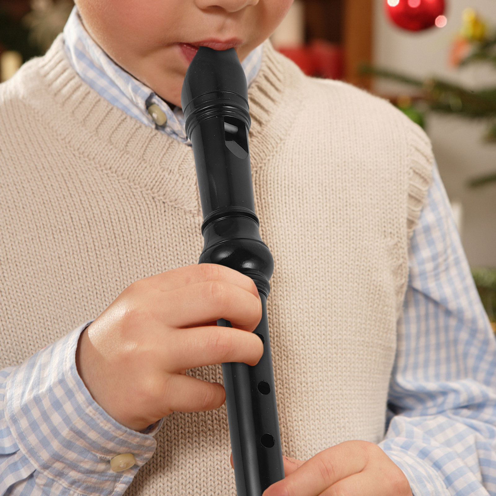 8 Hole Soprano Recorder Black  - Soprano Recorder Plastic review and price