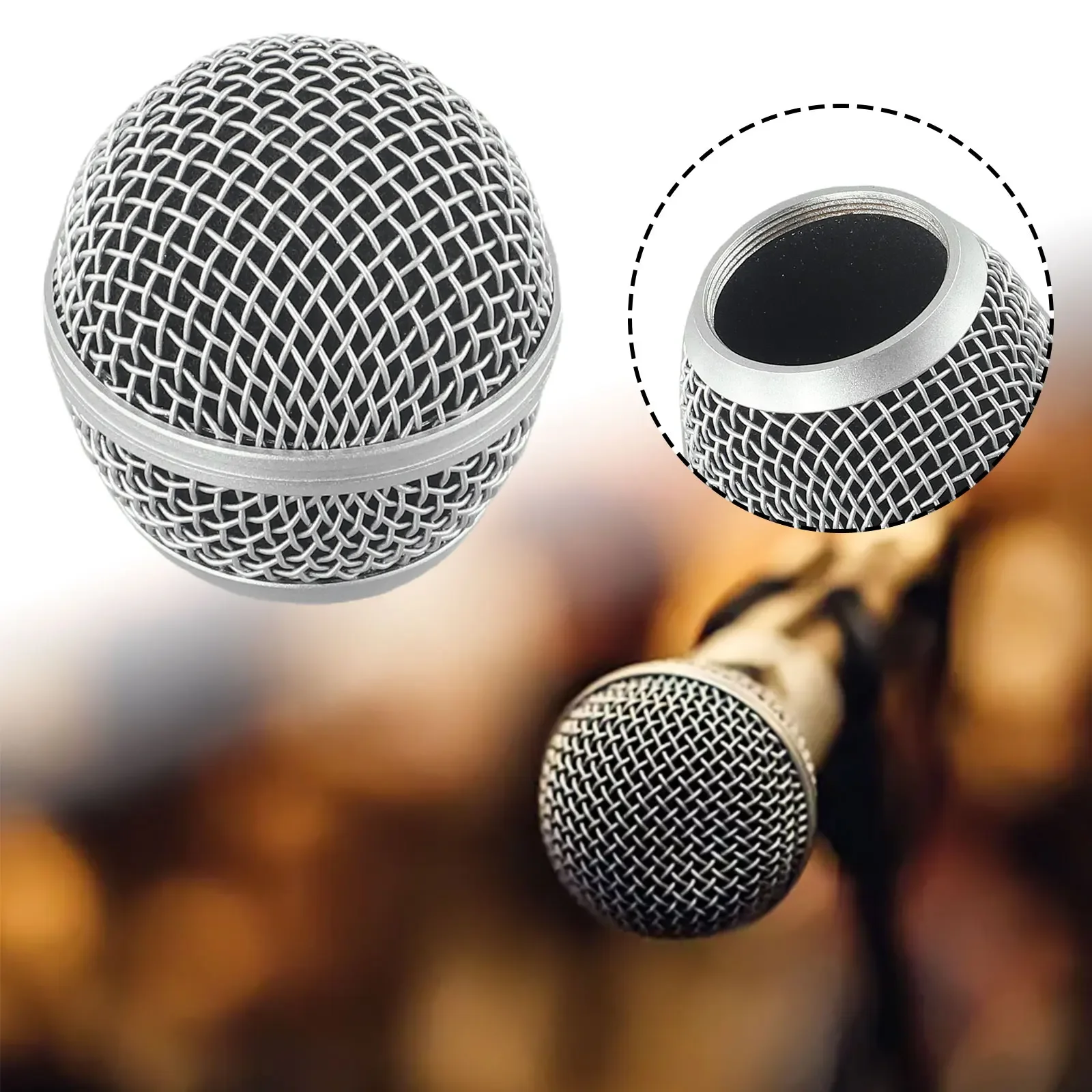 1 Pc Microphone Mesh Head Meta - Shure Mic Mv7 review and price